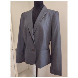 Classic grey, tailored, Calvin Klein blazer